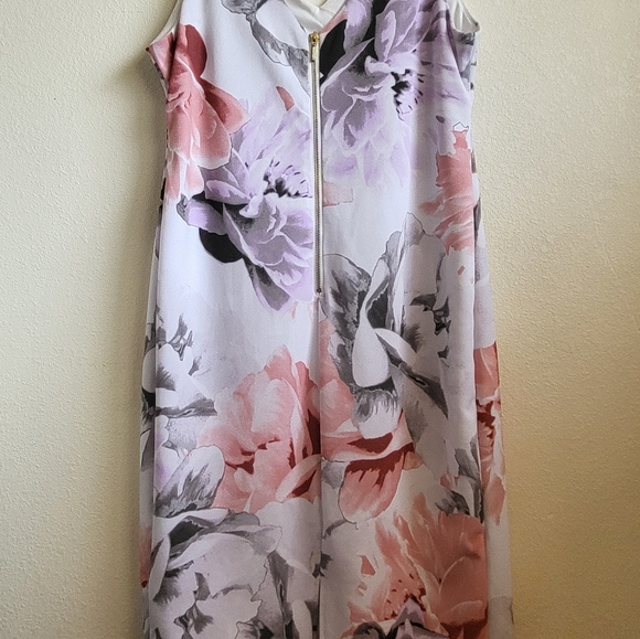 Premier Amour Floral Sleeveless Fitted Dress. Like NEW. Size 14 - Picture 8 of 16